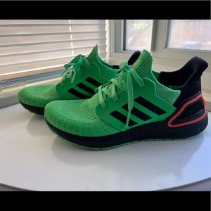 Adidas Ultraboost 21. In perfect condition! Shock green. Women size 8.5.